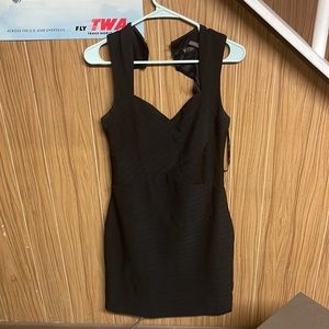 Black cocktail dress